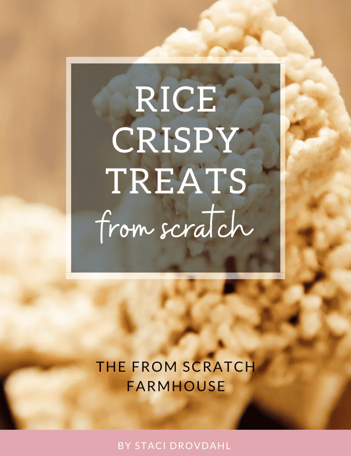 Rice Crispy Treats From Scratch Recipes Ebook